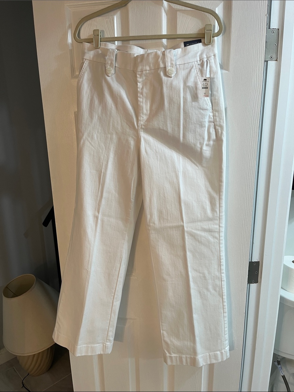 Talbots White Wide-Leg Women’s Jeans